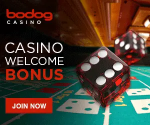 Bodog casino welcome bonus.